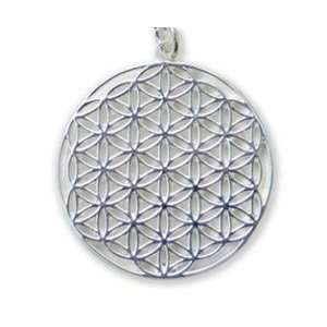  Flower of Life Pendant   Sterling Silver