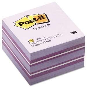  Post it® Cube, 3 x 3, Purple Passion, 490 Sheets Office 