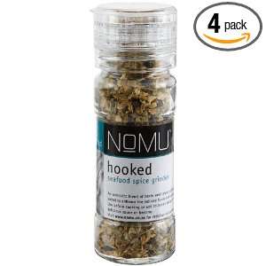 NoMU Hooked Seafood Spice Grinder, 1.7 Ounce Grinders (Pack of 4 