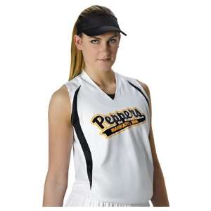  Custom Alleson 558W Women s Sleeveless Softball Jerseys WH 