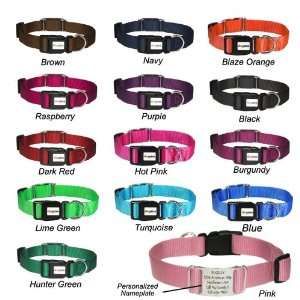    Nylon ScruffTag™ Personalized Dog Collar  14 Colors