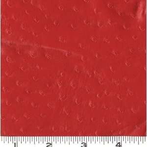  60 Wide Pleather Ostrich Red Fabric By The Yard Arts 