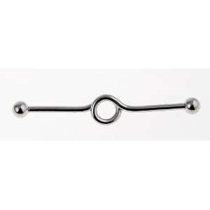  14g 316L Surgical Stainless Steel Anodized Loop Industrial 