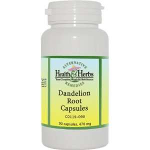 Alternative Health & Herbs Remedies Dandelion Root Capsules, 90 Count 