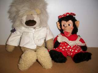 THESE TWO STUFFED ANIMALS UP FOR BID OR SALE ARE MADE BY GUND.