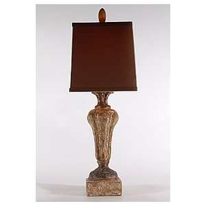 Aidan Gray Leeds Carved Urn Accent Table Lamp