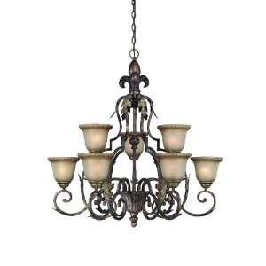  Jeremiah DEVEREAUX 9 LT CHANDELIER