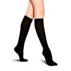 Therafirm Mens Ribbed Dress Support Socks   Size Small, Color Black
