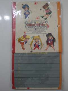 Original Sailor Moon Phone Book Address Book  