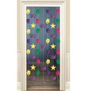 Mardi Gras Cascade Doorway Curtain 65in Toys & Games