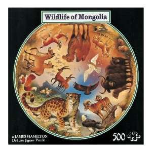   Grovely Wildlife of Mongolia 500 Piece Jigsaw Puzzle Toys & Games
