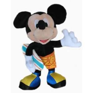  Disney 10 Surfing Mickey Mouse Plush Doll Toys & Games