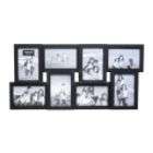 Tabletop Memories Black Collage Picture Frame with 8 Openings