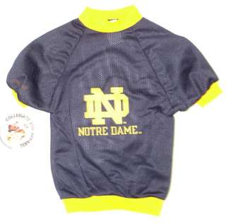 Notre Dame Fighting Irish NCAA Jersey for Dogs  