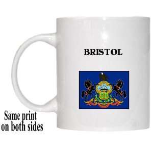    US State Flag   BRISTOL, Pennsylvania (PA) Mug 
