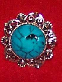 Fashion Jewelry Turquoise Rings, Adjustable Sizes, New  