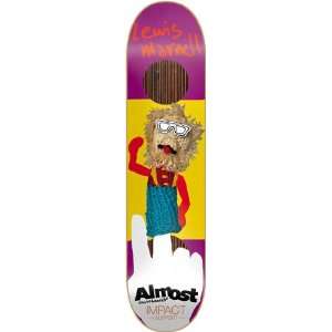  Almost Marnell Finger Puppet Skateboard Deck   7.9 Impact 