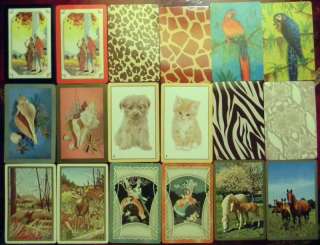 HORSES DEER COUPLES SAMPLE PACK 18 SWAP PLAYING CARDS  