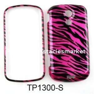 For Sprint Samsung D700 Epic 4g Accessory   Pink Zebra Design Hard 