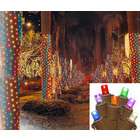 Vickerman 2 x 8 Multi LED Christmas Net Style Tree Trunk Wrap Lights 