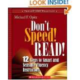 Dont Speed. Read 12 Steps to Smart and Sensible Fluency Instruction 