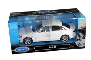 WELLY AUDI A4 DIE CAST MODEL 1/24 WHITE NEW  