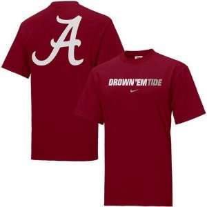 Nike Alabama Crimson Tide Crimson Rush the Field T shirt  