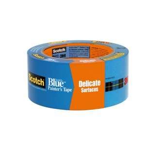 3M 2080 Scotch Blue Painters Tape for Delicate Surfaces, 2 Inch x 60 