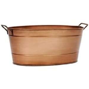  Copper Plated Oval Tub