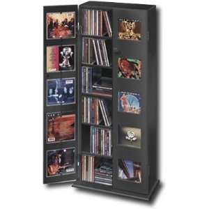    Mediwerks 150 Disc CD Display Cabinet   Black (80036) Electronics