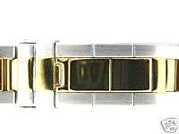 FLIP LOCK CLASP FOR ROLEX OYSTER WATCH BAND GOLD GP/SS  