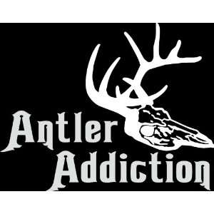   addiction die cut decal sticker hunter hunting deer duck bow gun