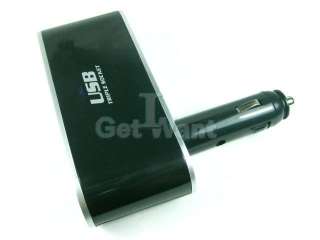 Way 1 USB Car Cigarette Converter Splitter GPS Charger iPod iPhone 