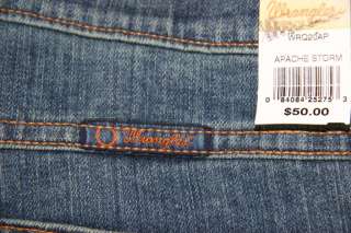 Wrangler Q BABY Apache Storm Mid Rise Stretch Boot Cut Womens Jeans 15 