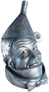 Adult Wizard Of Oz Tin Man Deluxe Latex Costume Mask  