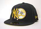 New York Yankees MLB Cityscape NewEra 59Fifty Blk/Wht Fitted Cap Mens 