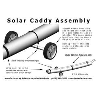 Solar Roller Solar Caddy and Storage Cover 