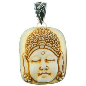    251 Buddha Pendant Organic / Silver Jewelry of Bali Jewelry