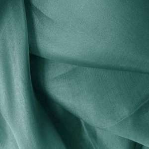  Silk Fabric Plain Organza Blue Aqua Haze