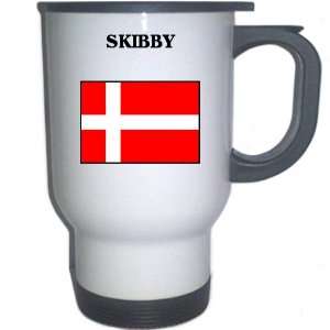 Denmark   SKIBBY White Stainless Steel Mug