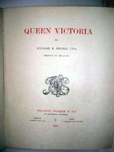 Holmes   Queen Victoria, Box & plates 1897 limited rare  