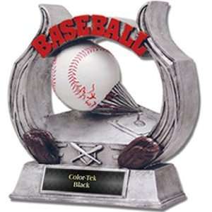 Hasty Awards 12 Custom Baseball Ultimate Resin Trophy BLACK COLOR TEK 