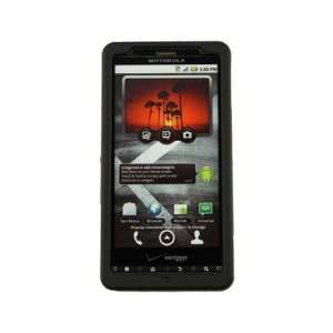  Rubber Coated Protector Phone Case Black For Motorola 