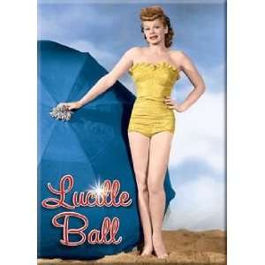  I Love Lucy Lucille Ball Yellow Bikini Magnet 29633LU 