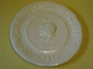 ROYAL WINTON   KING GEORGE VI QUEEN   DECORATIVE PLATE  