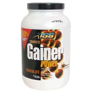  ISS Complete Gainer Power, Chocolate, 40 Ounce Plastic Jar 