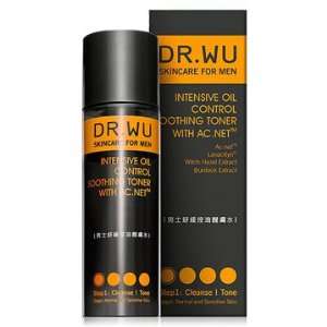 Dr. Wu skin care for men Intensive Oil Control Soothing Toner with AC 