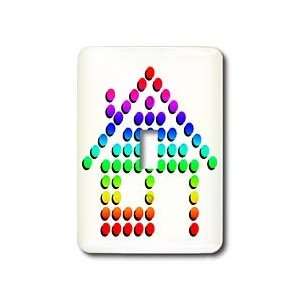  Houk Digital Design Symbols   Home Symbol rainbow on white 