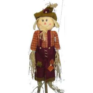  Scarecrow 60 Inch Burgundy Burlap Pants