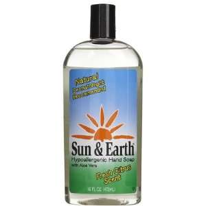  Sun & Earth Liquid Soap Refill Fresh Scent 16 oz (Quantity 